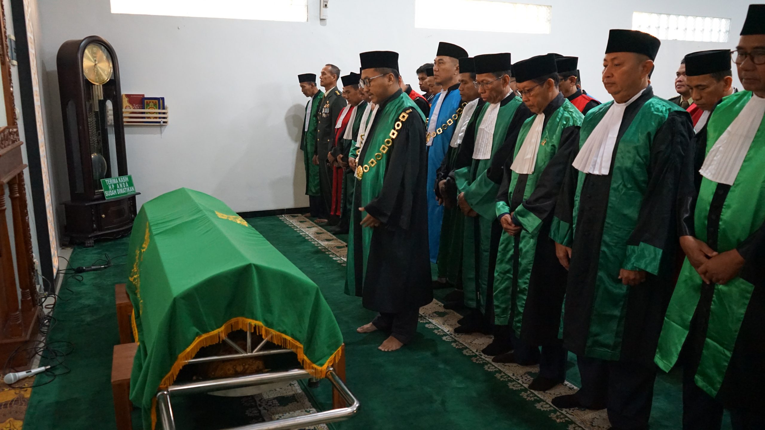 Suasana Prosesi Penerimaan Jenazah