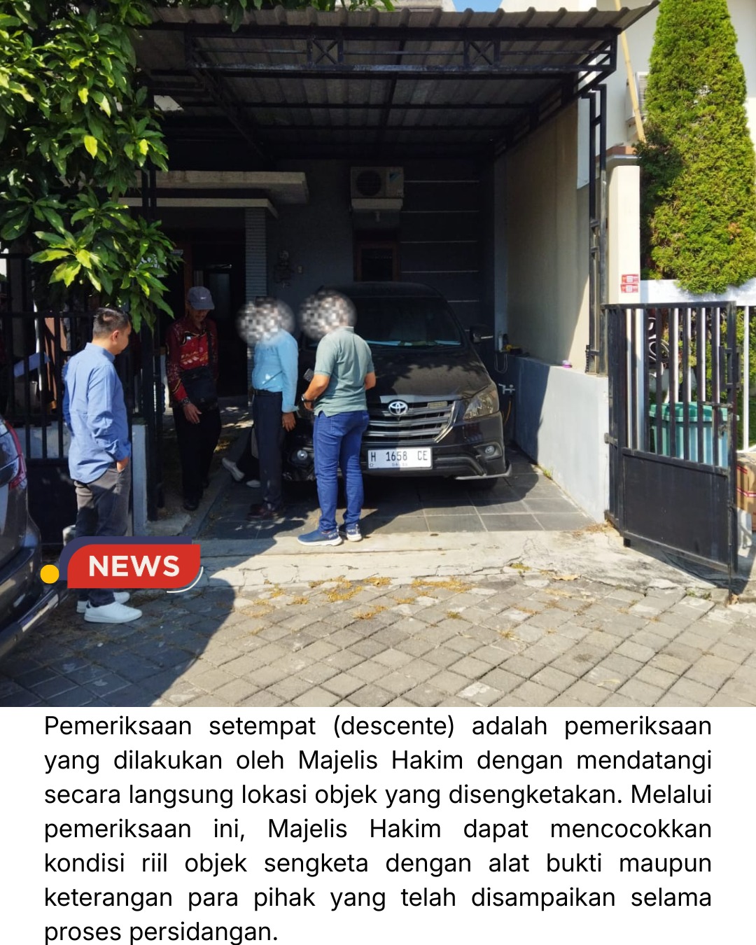 Pelaksanaan Descente PA Semarang - Pengamatan Batas