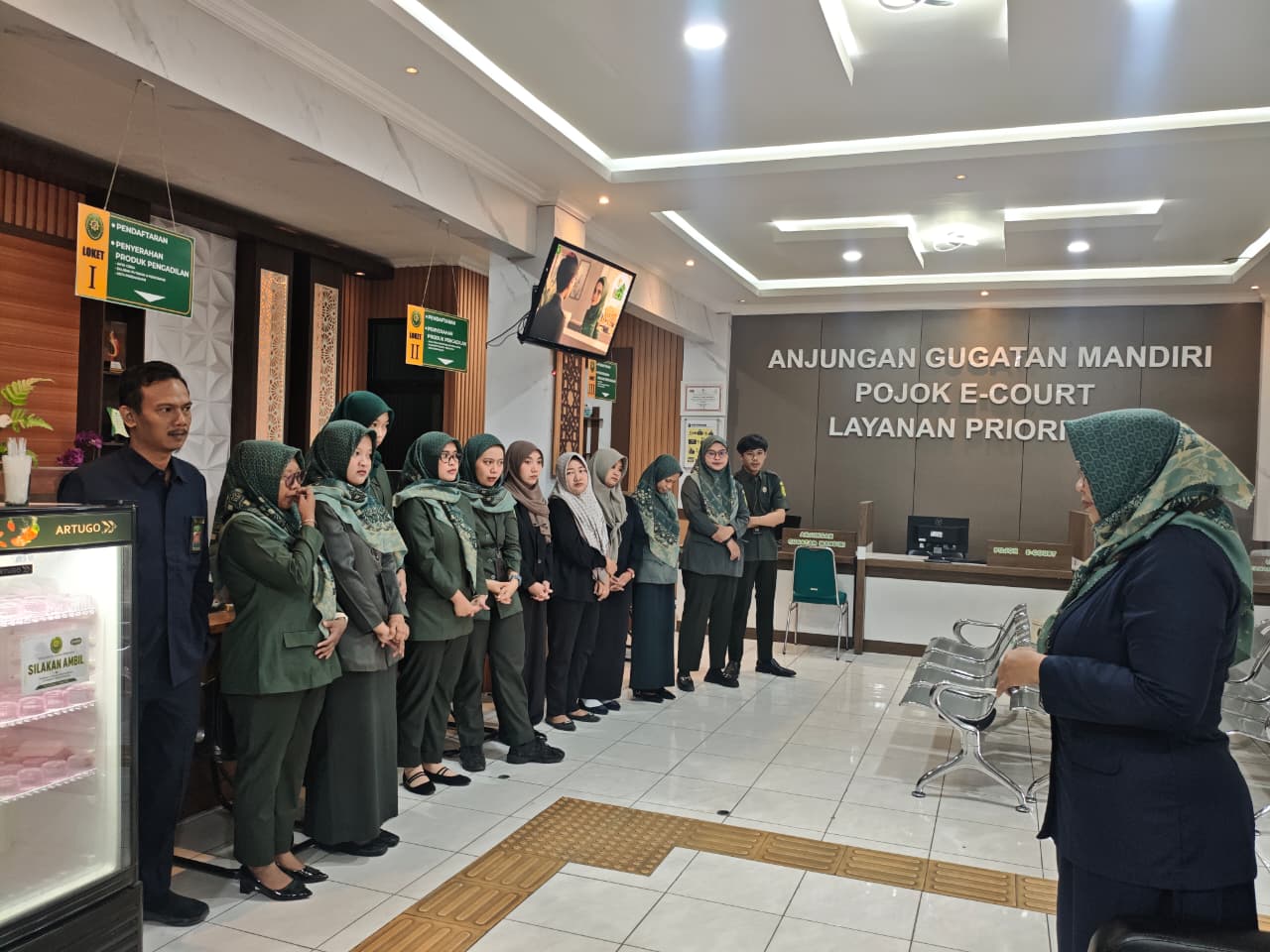 Suasana Briefing Pagi PTSP