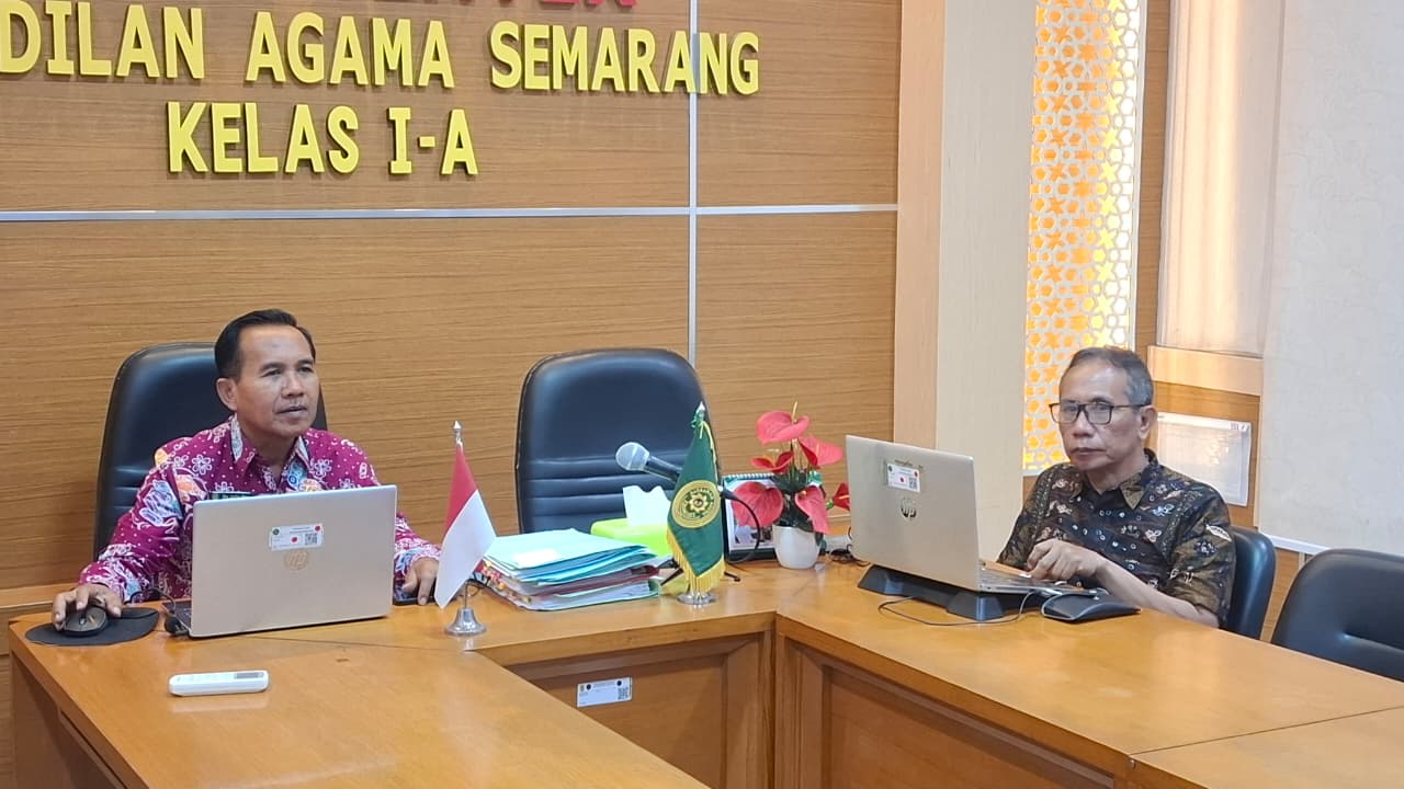 Hakim PA Semarang mengikuti Bimtek Daring