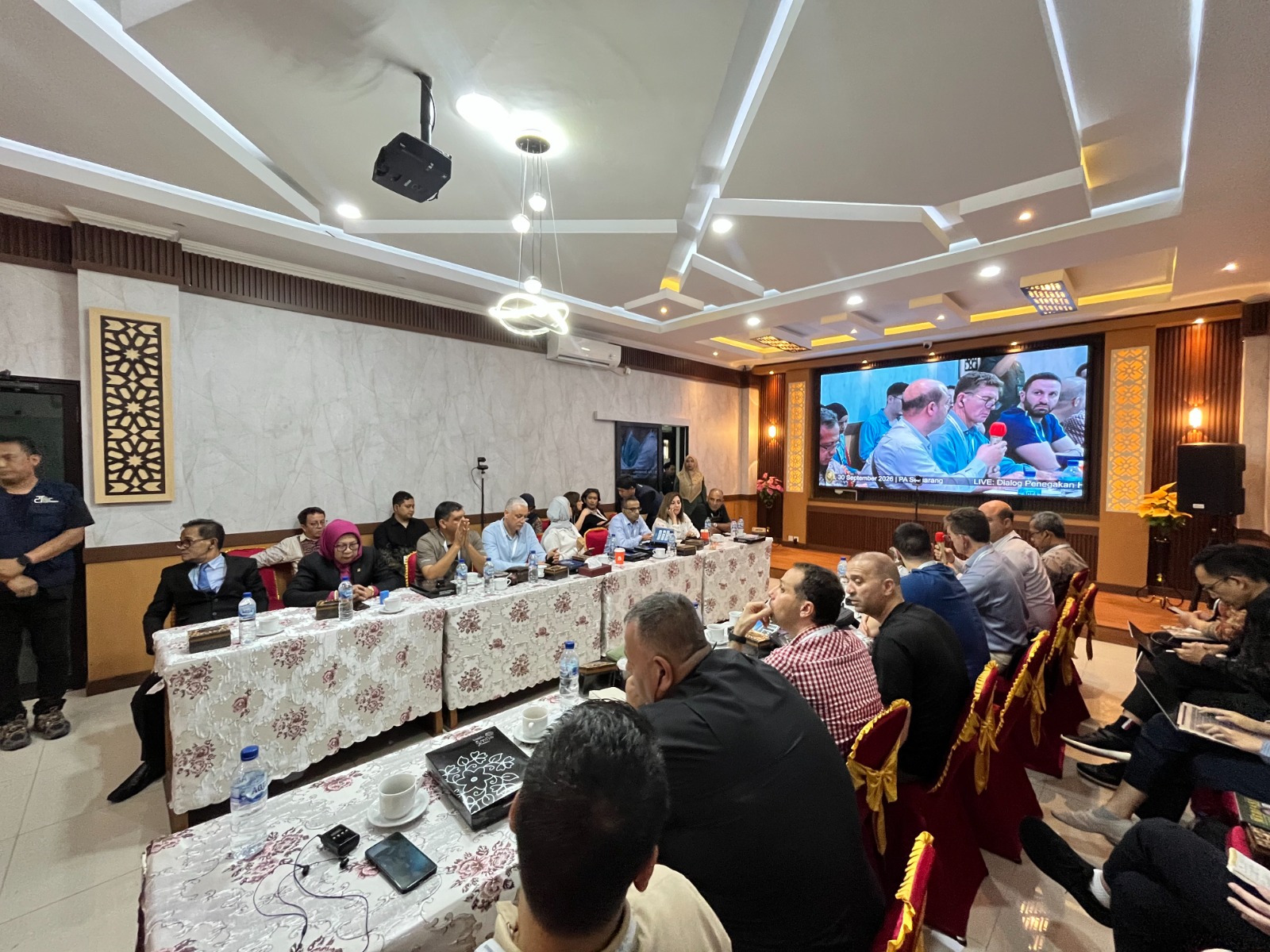 Delegasi Palestina pada Trilateral Dialogue di PA Semarang